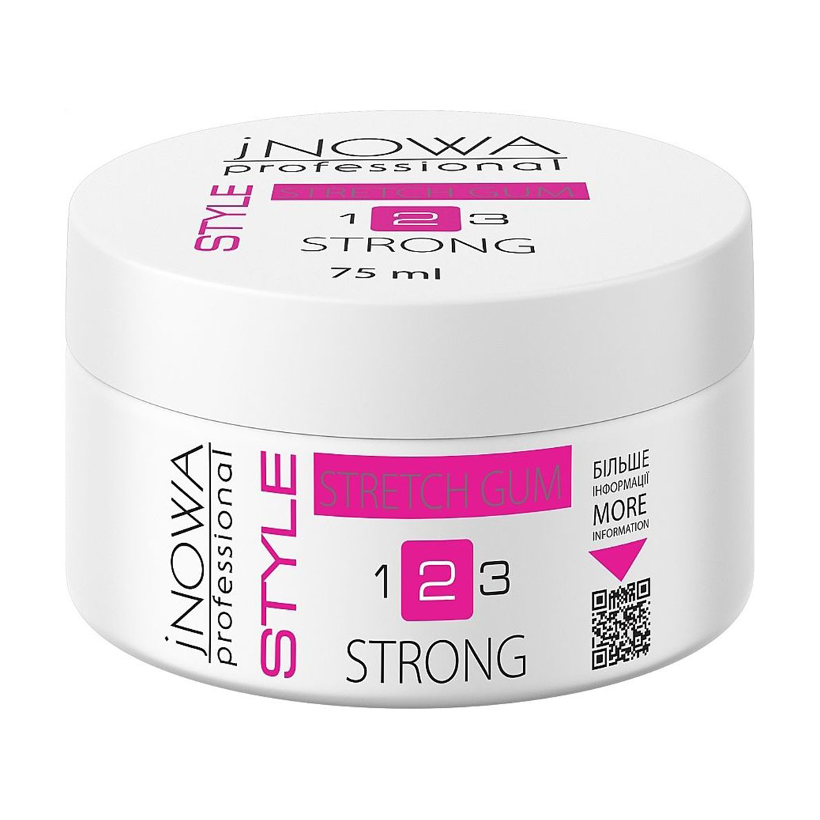 Гель-павутинка для волосся jNOWA Professional Style Stretch Gum сильної фіксації, 75 мл