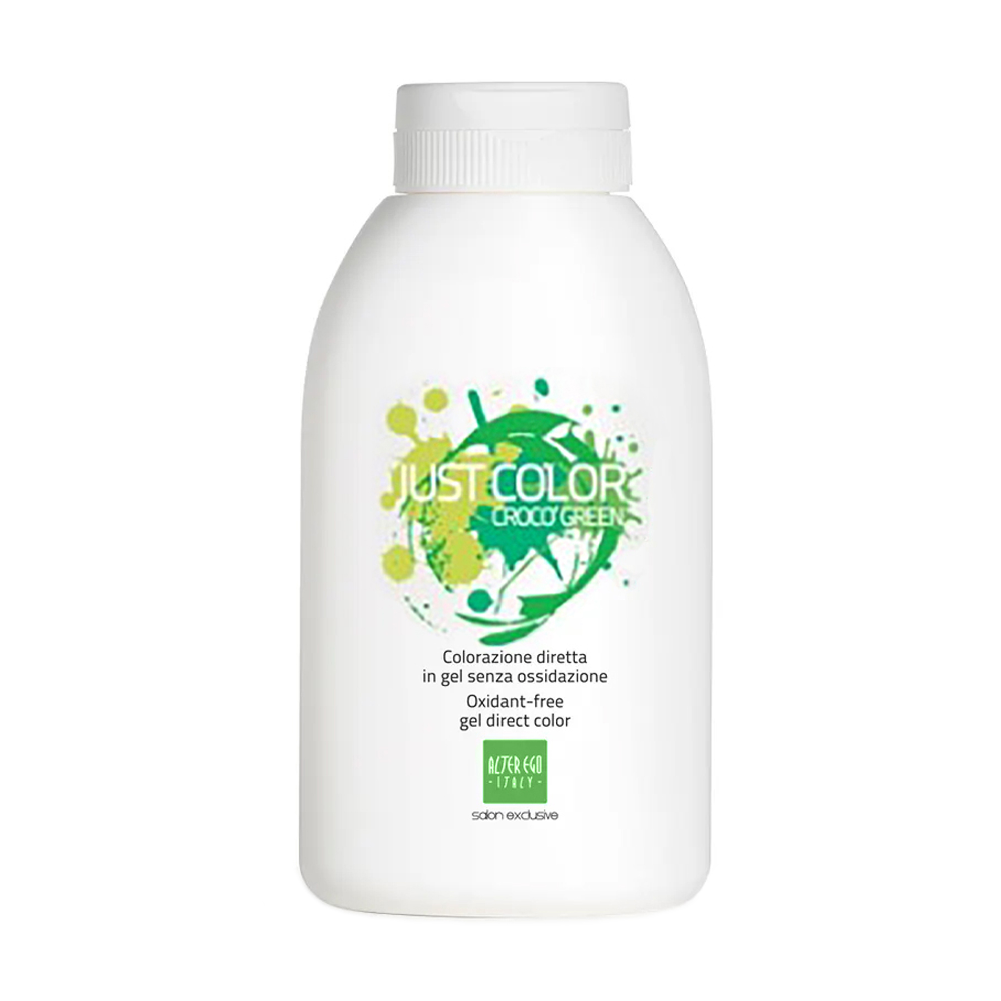 Тонувальна гель-фарба для волосся Alter Ego Just Color Oxidante-Free Gel Direct Color, Croco' Green, 200 мл